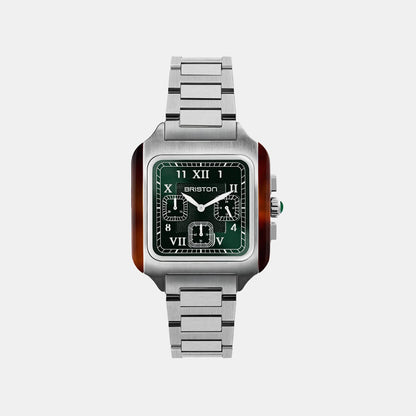 Streamliner Kennedy Unisex Quartz Green Dial Chronograph Stainless Steel Watch 261838.SA.T.10.SB
