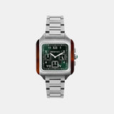 Streamliner Kennedy Unisex Quartz Green Dial Chronograph Stainless Steel Watch 261838.SA.T.10.SB