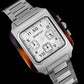 Unisex Quartz White Dial Chronograph Stainless Steel Watch 261838.SA.T.2.SB