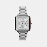 Unisex Quartz White Dial Chronograph Stainless Steel Watch 261838.SA.T.2.SB