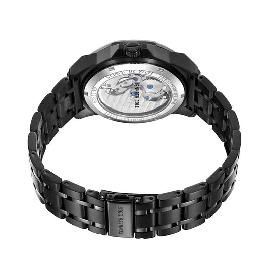 Kenneth Cole Black Dial Automatic Watch For Men KCWGL2232904MN