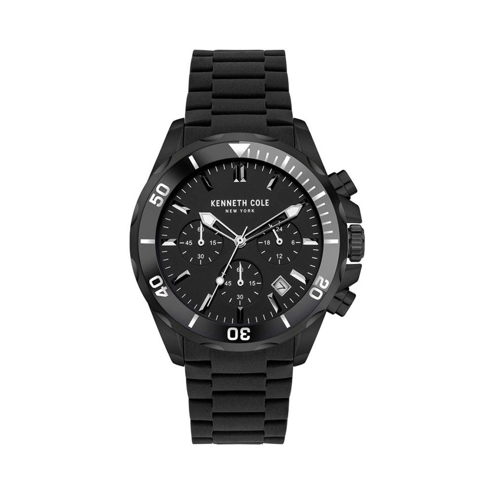 Kenneth Cole Analog Black Dial Men's Watch-KCWGO2105002MN