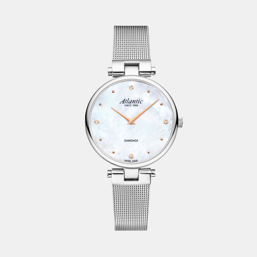 Women Quartz Mother Of Pearl Dial Analog Stainless Steel Watch 29044.41.07RMB