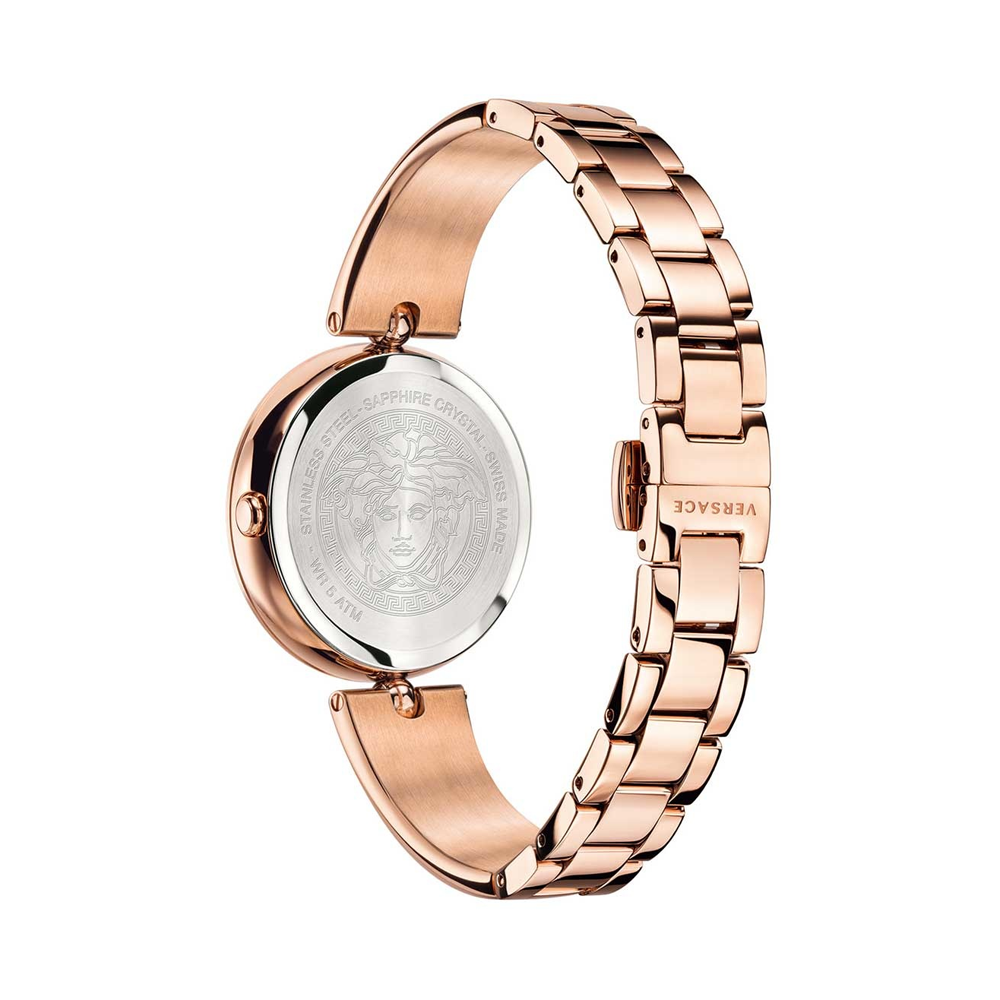 Versace VECQ00718 Palazzo - 34mm Analog Gold Dial Ladies Watch