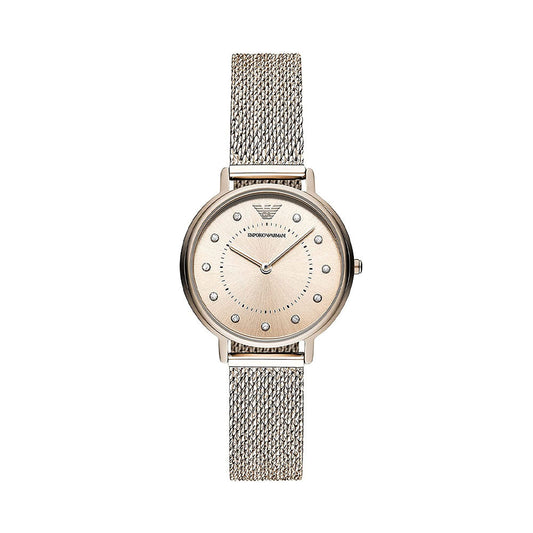 Emporio Armani Analog Pink Dial Women's Watch-AR11129