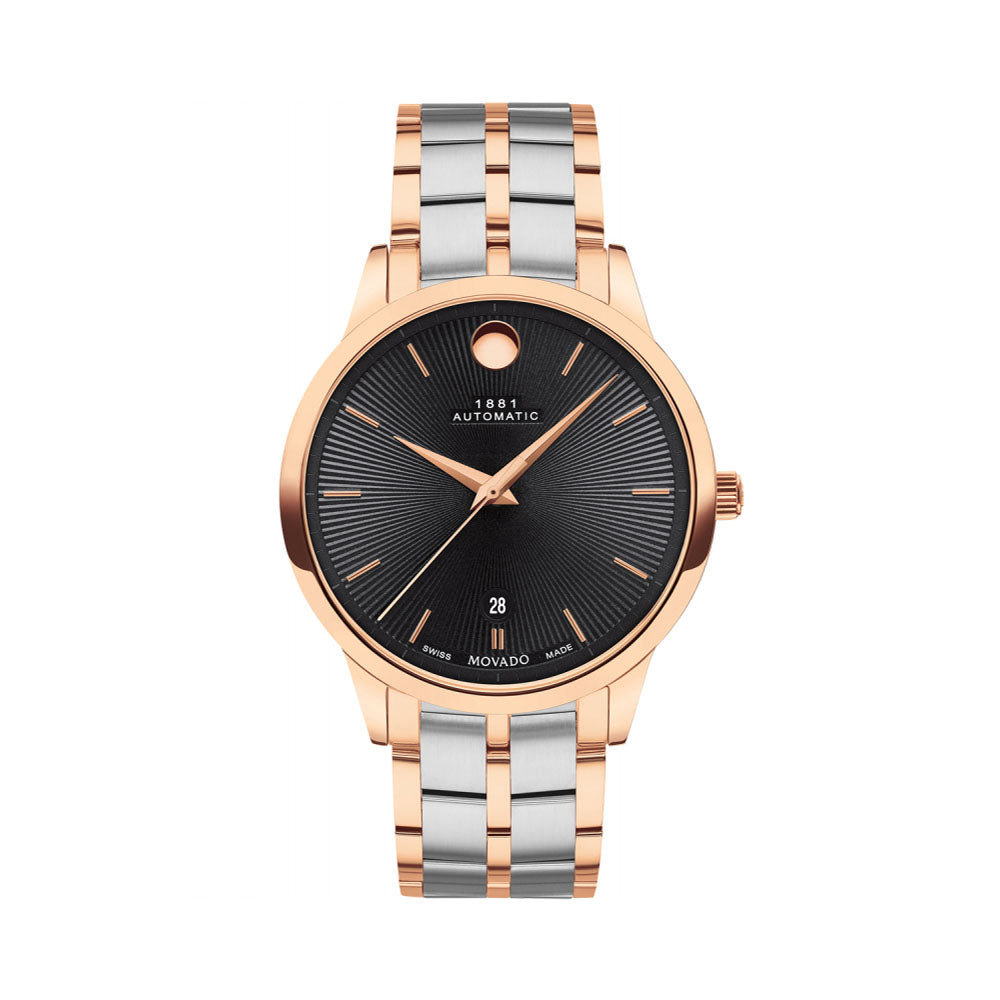 Movado 39.5mm Stainless Steel Automatic Men's Watch 0607464