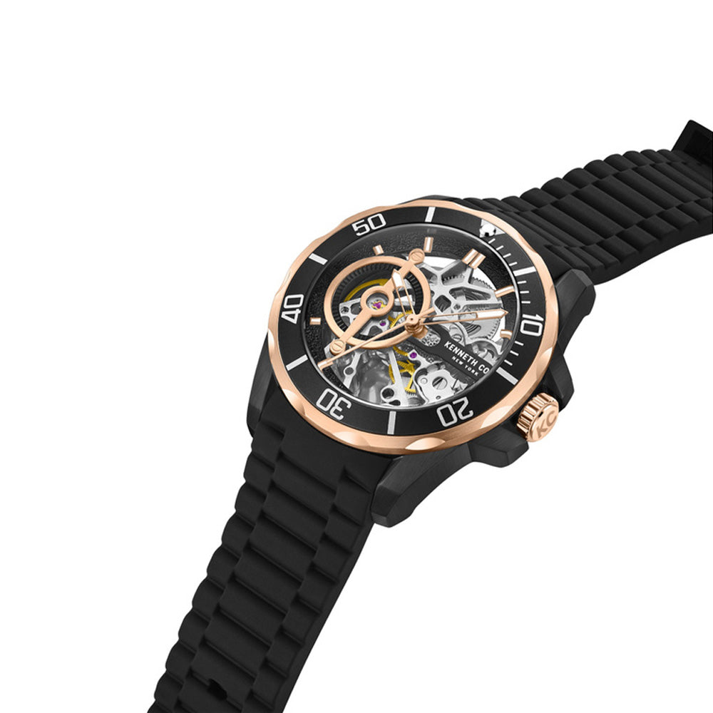 Kenneth Cole Black Dial Automatic Watch for Men