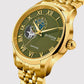 Men Automatic Green Dial Analog Stainless Steel Watch 318-M21402