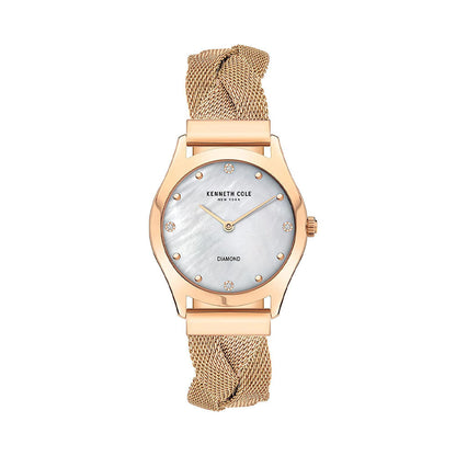 Kenneth Cole Analog White Dial Women's Watch-KCWLG2105702LD