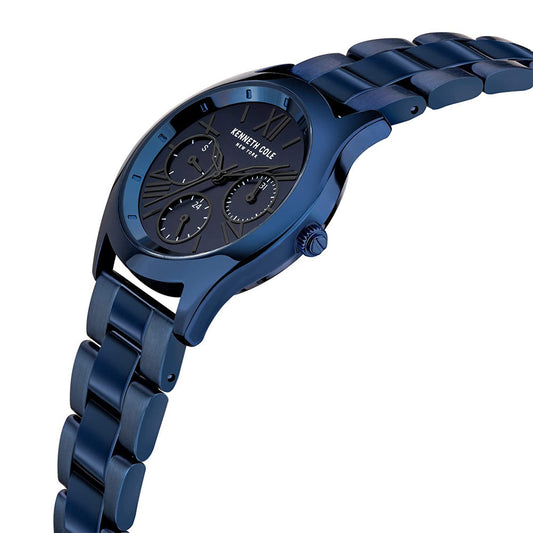 Kenneth Cole Analog Blue Dial Women's Watch-KCWLK2126302LD