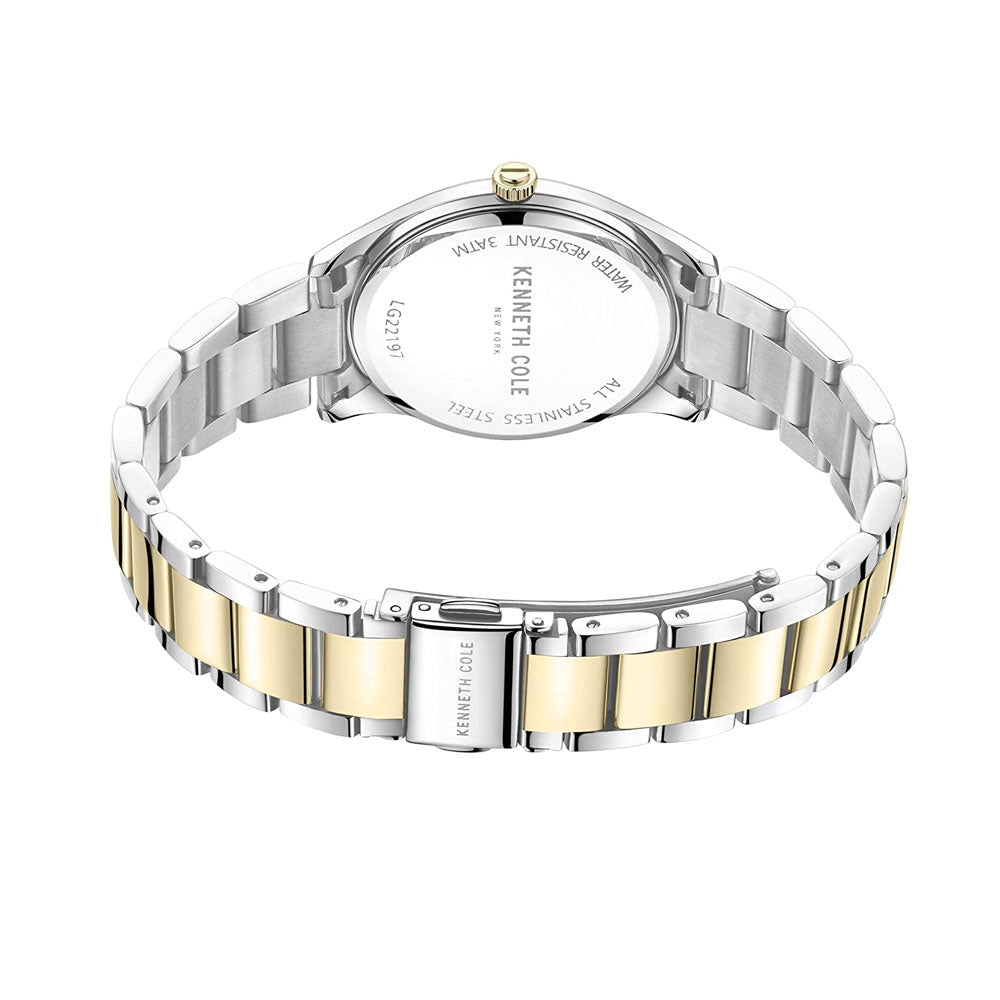 Kenneth Cole Quartz Analog Black Dial Stainless Steel Strap Watch for Women