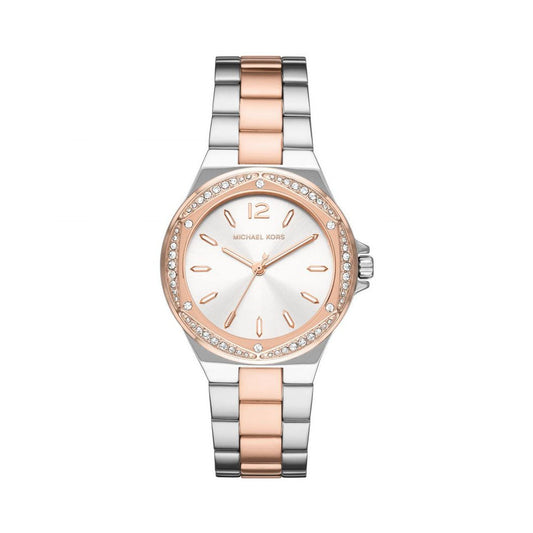 Michael Kors Lennox Three-Hand Stainless Steel Watch MK6989