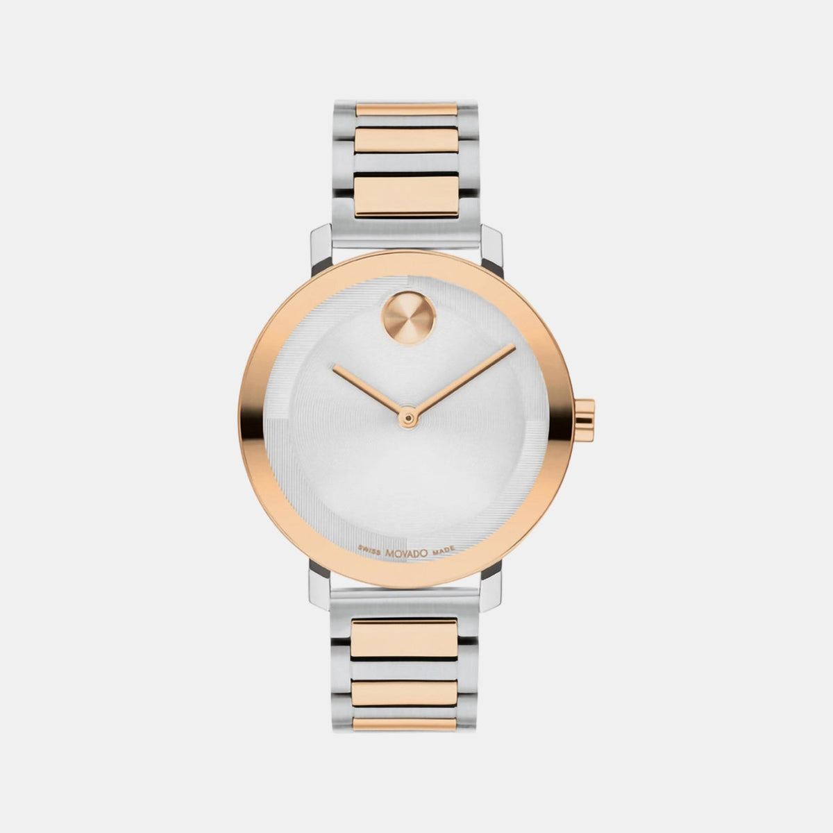 Bold Women Quartz Silver Dial Analog Stainless Steel Watch 3601141