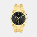 Bold Quest Men Quartz Black Dial Chronograph Stainless Steel Watch 3601198
