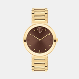 Bold Women Quartz Brown Dial Analog Stainless Steel Watch 3601220
