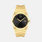 Bold Quest Men Quartz Black Dial Analog Stainless Steel Watch 3601223