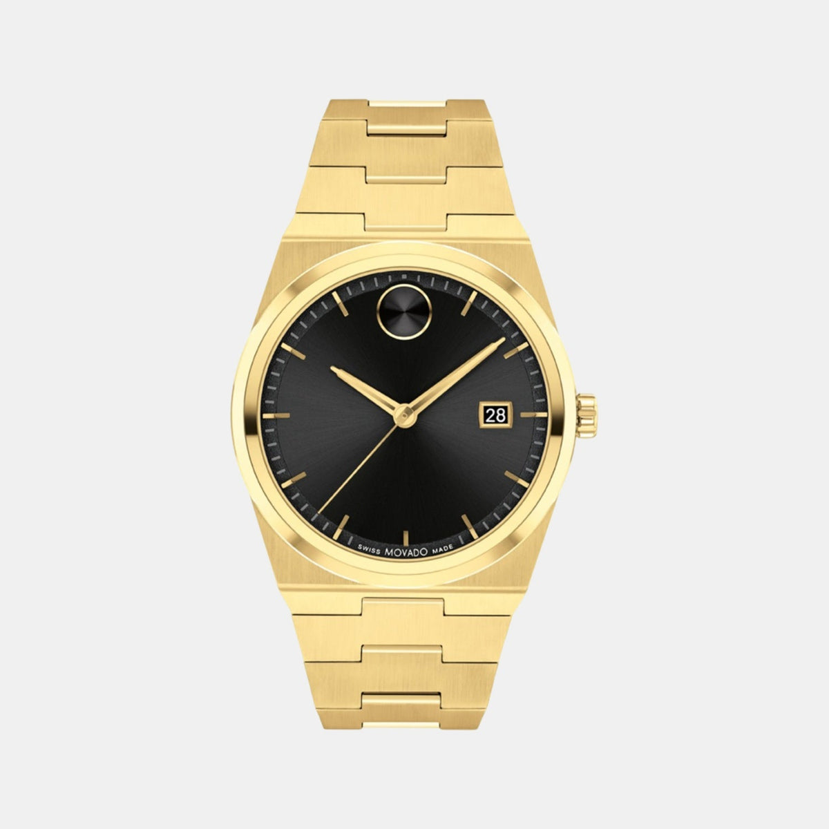 Bold Quest Men Quartz Black Dial Analog Stainless Steel Watch 3601223