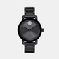 Bold Women Quartz Black Dial Analog Stainless Steel Watch 3601235