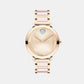 Bold Women Quartz Pink Dial Analog Stainless Steel Watch 3601237