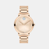 Bold Women Quartz Pink Dial Analog Stainless Steel Watch 3601266