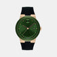 Bold Men Quartz Green Dial Analog Silicone Watch 3601296