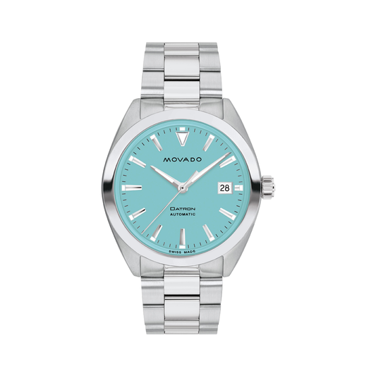 Heritage Series Datron Automatic Swiss Watch with Light Blue Dial