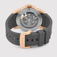 Quantum Men Automatic Grey Dial Analog Silicone Watch 395-P31509