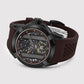 Quantum Men Automatic Grey Dial Analog Silicone Watch 395-P81515