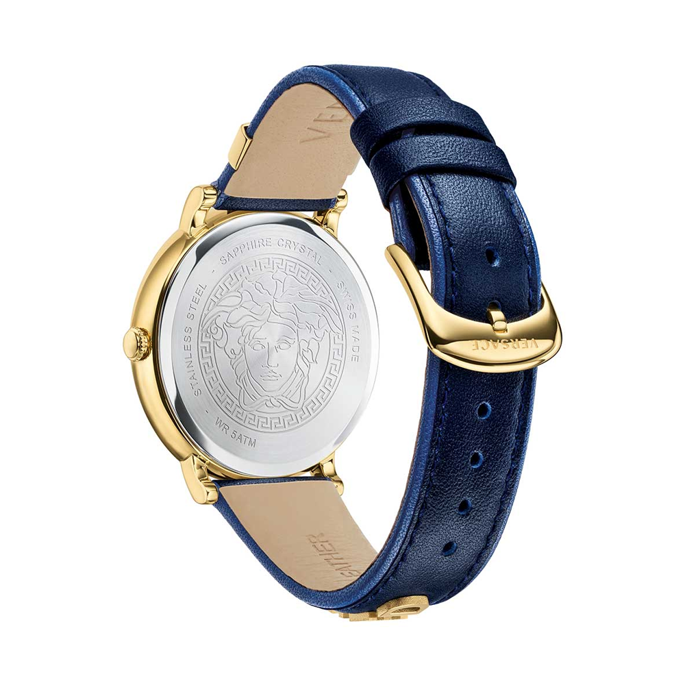 VERSACE VBP030017 V CIRCLE Blue Dial Watch For Women