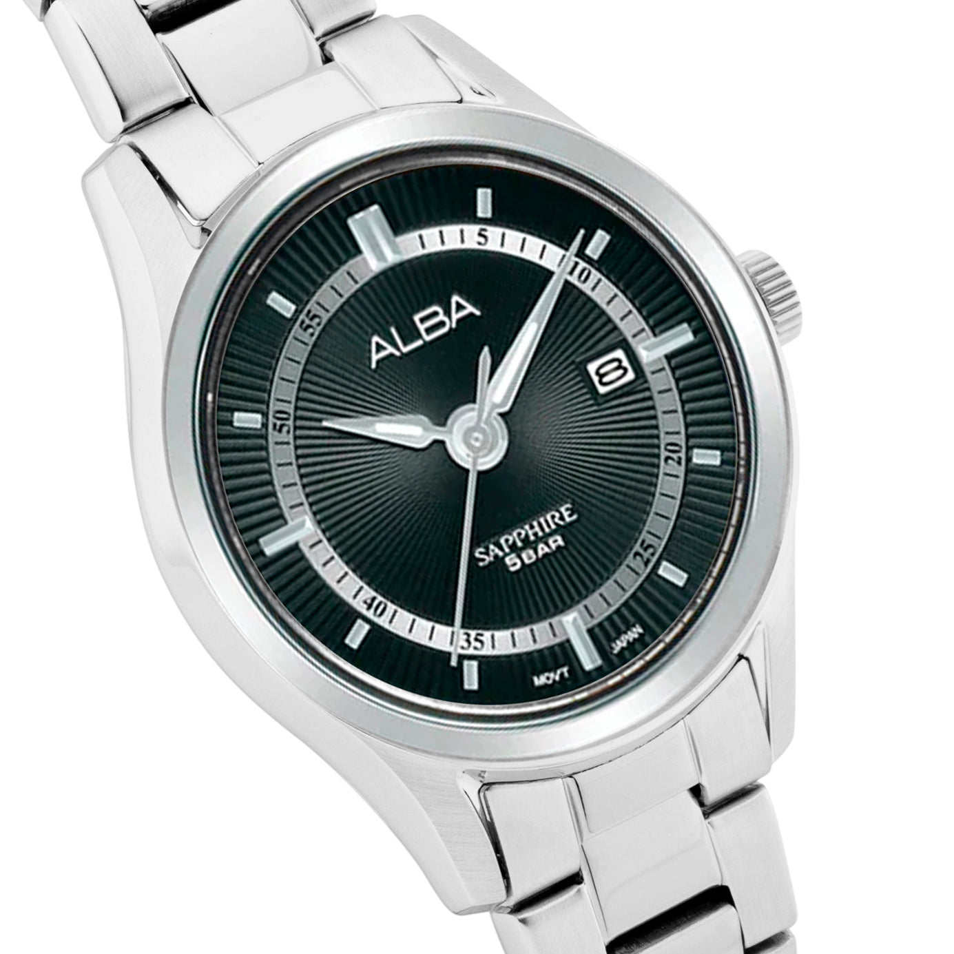 AH7BQ7X1 Sterling Black Ladies Watch