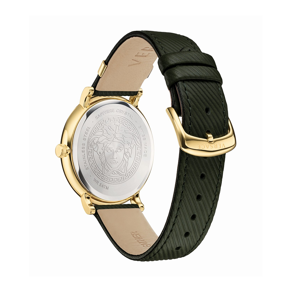 VERSACE V Circle VBQ030017 Ivory Dial Watch For Men