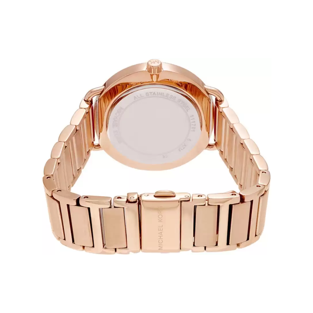 Michael Kors Portia Rose Gold Dial Analogue Womens Watch - MK3640