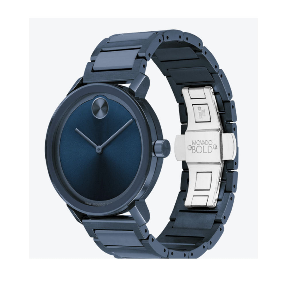 MOVADO BOLD EVOLUTION BLUE WATCH 3600797