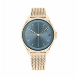 Tommy Hilfiger Womens 35 Mm Delphine Blue Dial Metal Analogue Watch - TH1782356W