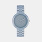 Ck Pure Women Quartz Blue Dial Analog Stainless Steel Watch 25100074