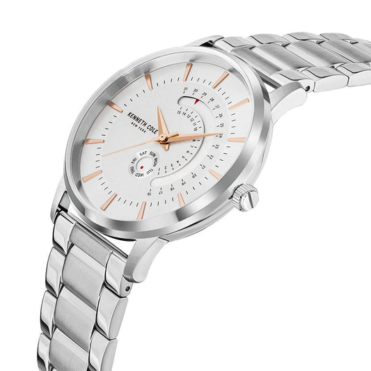 Kenneth Cole Analog White Dial Men's Watch-KCWGH2104501MN