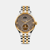 Men Automatic Brown Dial Analog Stainless Steel Watch 479-M31505