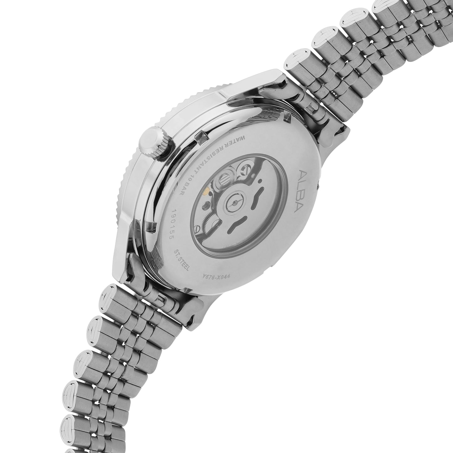 Alba AL4235X1 Emerald Green Silver Strap Mechanical