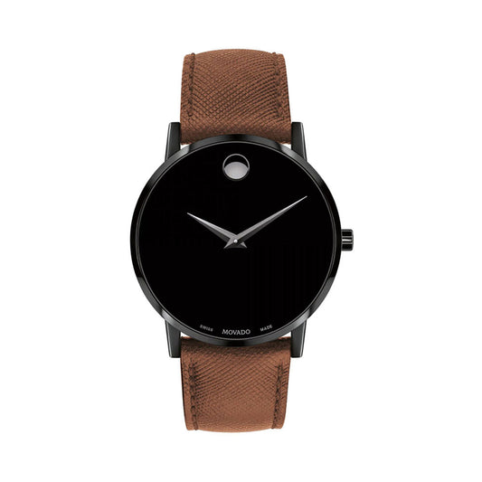 MOVADO Museum Classic 0607198 Black Watch For Men