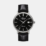 Men Quartz Black Dial Analog Leather Watch 50354.41.61
