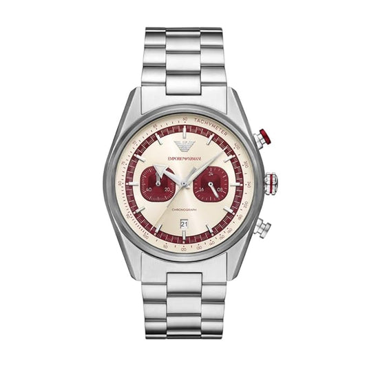 Emporio Armani Analog Multicolor Dial Men's Stainless Steel Watch-AR11645