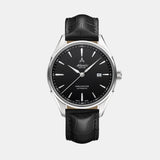 Men Automatic Black Dial Analog Leather Watch 52759.41.61S