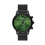Emporio Armani Luigi Analog Green Dial Men's Watch-AR11470