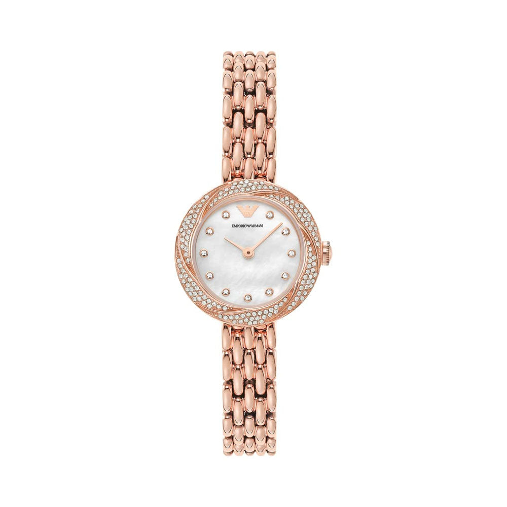 EMPORIO ARMANI AR11474 Rosa Analog Watch For Women