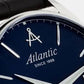 Men Quartz Blue Dial Analog Leather Watch 56352.41.51