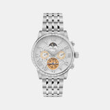 Orbit Men Automatic Silver Dial Multi-Function Stainless Steel Watch 574-M10301