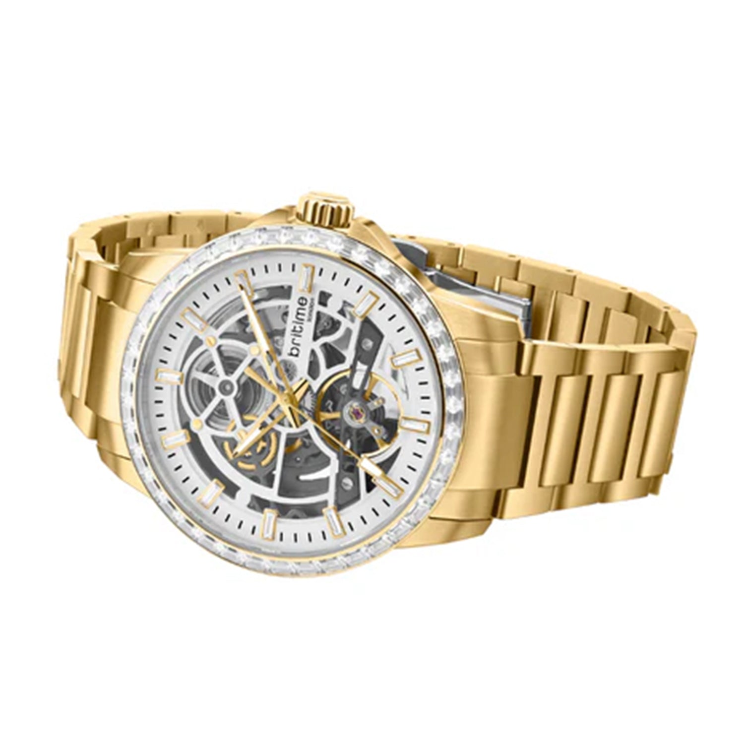 Vantor Men Automatic White Dial Analog Metal Watch 585-M20302