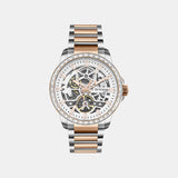 Vantor Men Automatic White Dial Analog Metal Watch 585-M30305