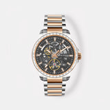 Vantor Men Automatic Black Dial Analog Metal Watch 585-M30405