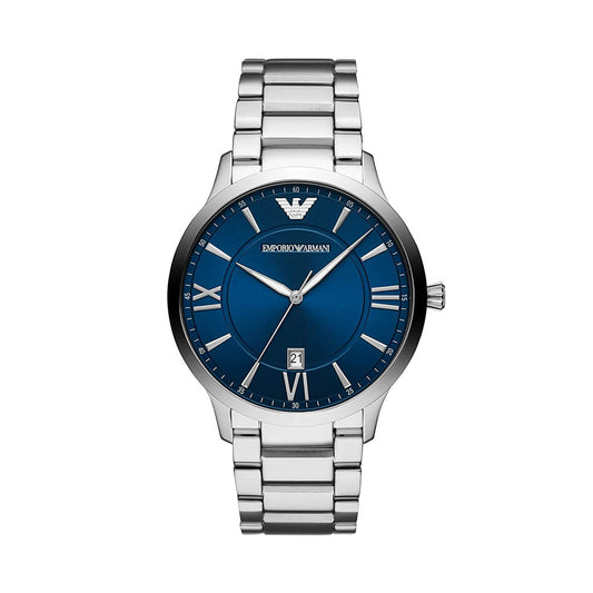 EMPORIO ARMANI AR11227 Giovanni Blue Dial Watch For Men